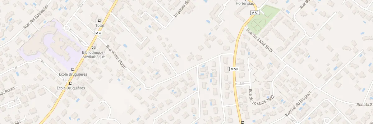 Plan du 17B Rue Victor Hugo à Bruguières