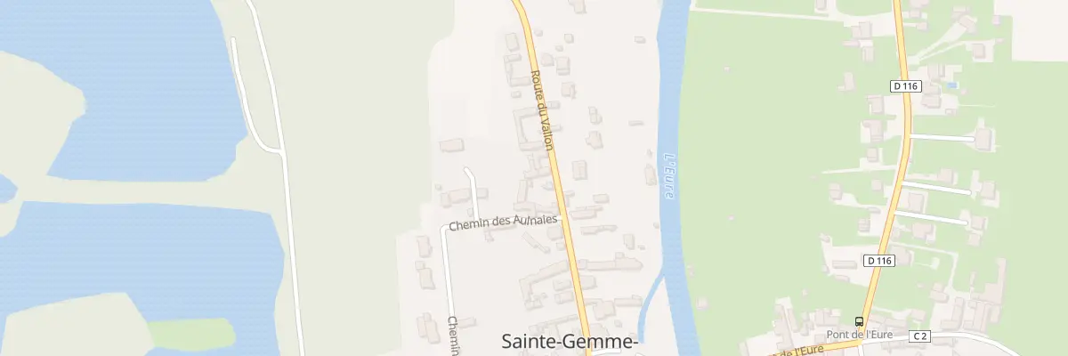 Plan du 11 Rte du Vallon à Meaucé