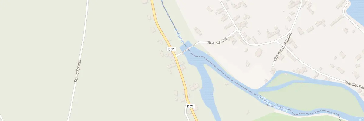 Plan du 100 Ham du Moulin à Merey