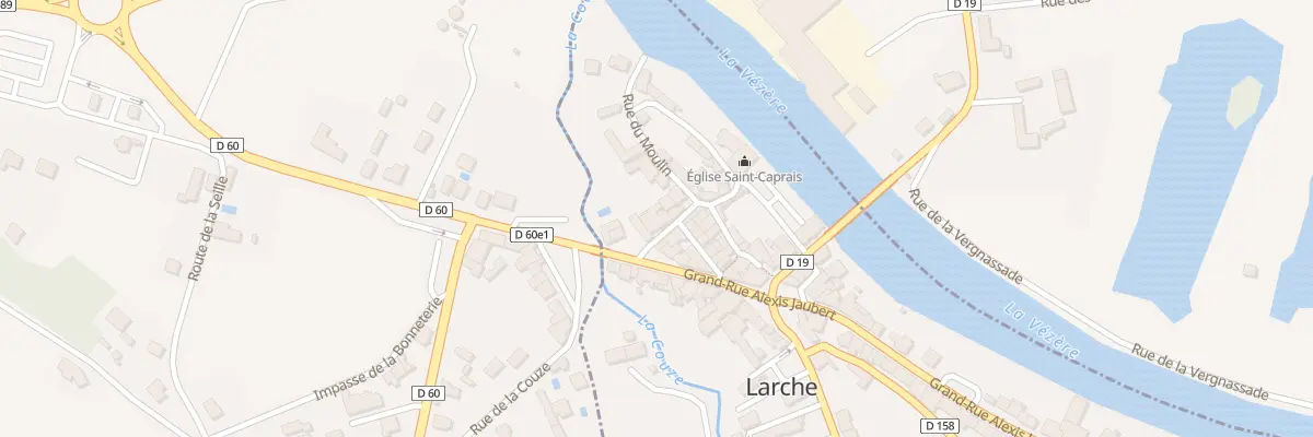 Plan du 8 Rue Raymond Ii De Turenne à Larche