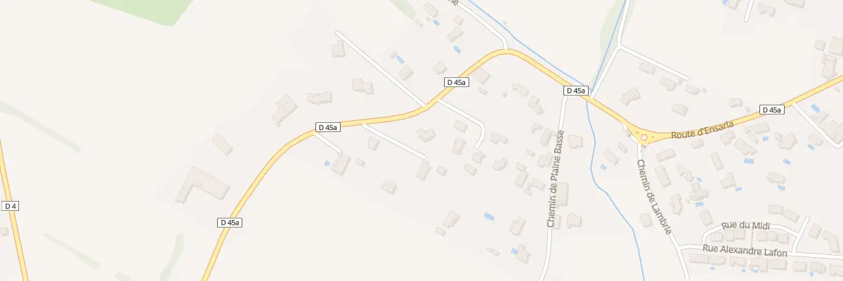 Plan du 1233 Rte d’Ensarla à Villeneuve-lès-Bouloc