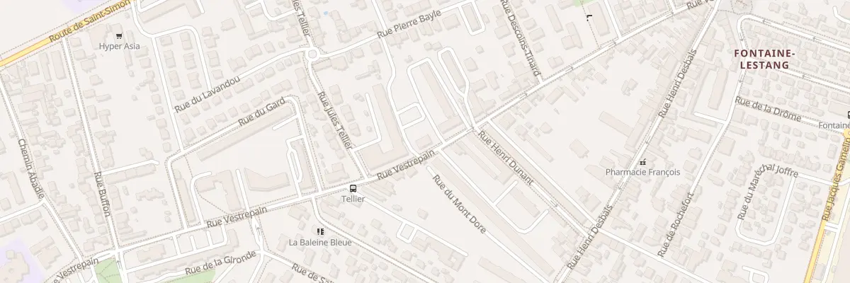 Plan du 35 Rue Vestrepain à Toulouse