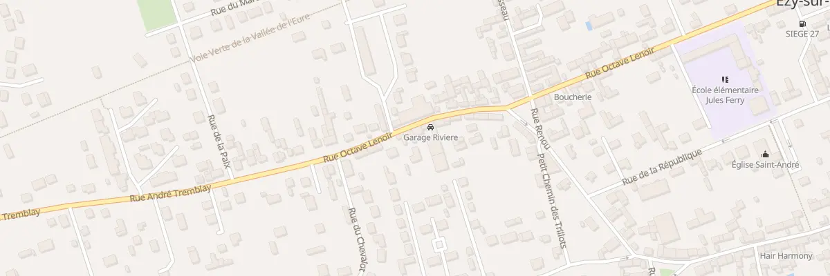 Plan du 67 Rue Octave Lenoir à Ézy-sur-Eure