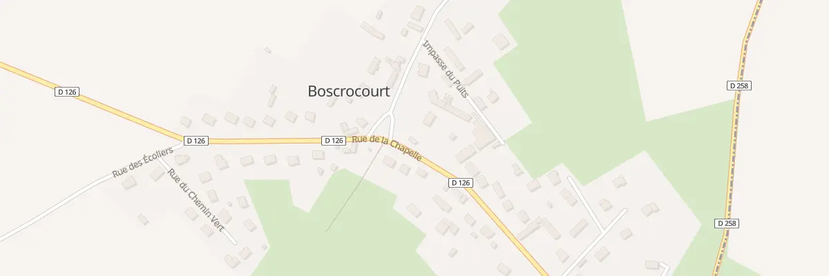 Plan du 5160 Boscrocourt Hameau à Saint-Rémy-Boscrocourt
