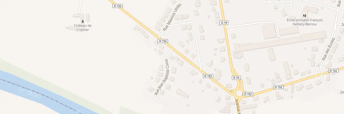 Plan du 223 Rue De Cramier à Saint-Pantaléon-de-Larche