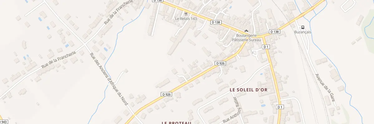 Plan du 40 Rue de la Résistance à Buzançais