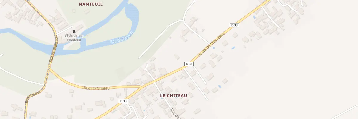Plan du 33 Rte de Chambord à Huisseau-sur-Cosson