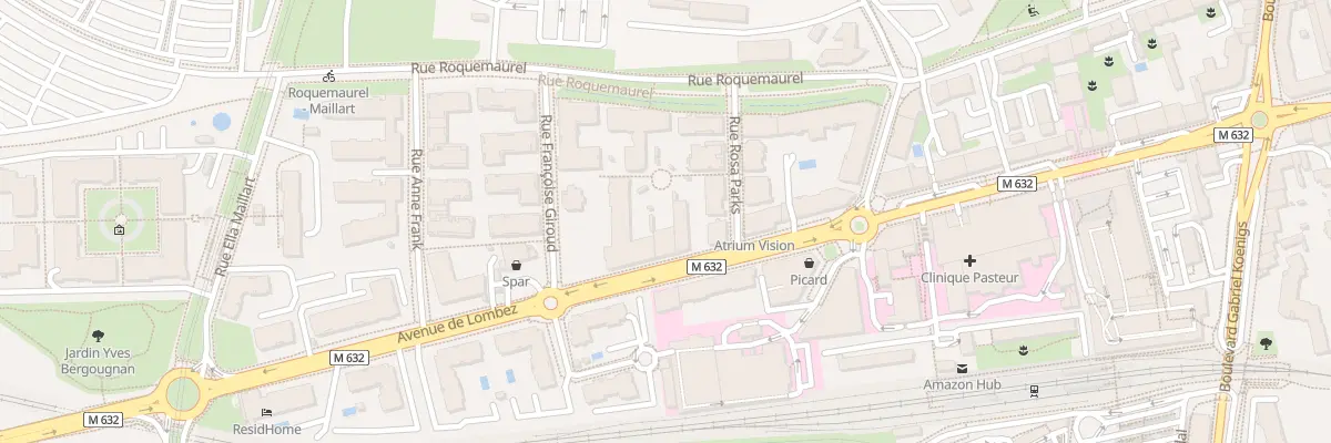 Plan du 98 Av de Lombez à Toulouse