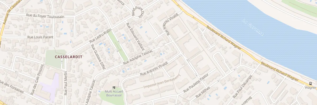 Plan du 52 Rue Adolphe Talazac à Toulouse