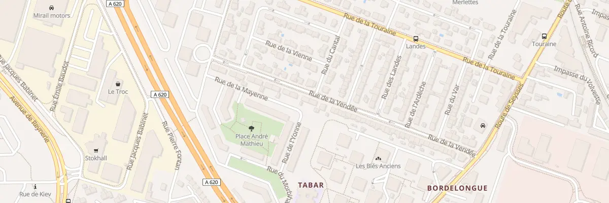Plan du 59 Rue de la Vendée à Toulouse
