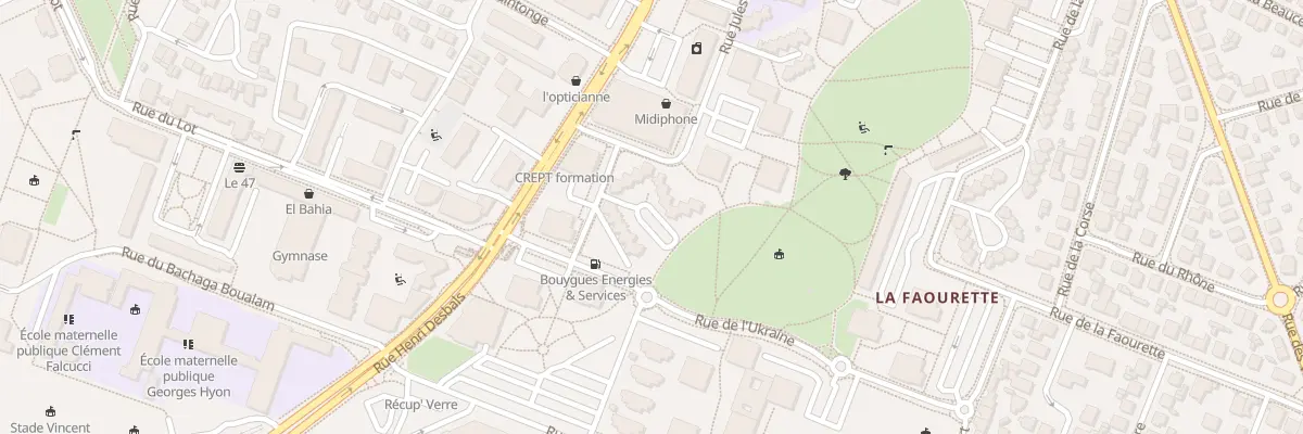 Plan du 6B Rue Jules Amilhau à Toulouse