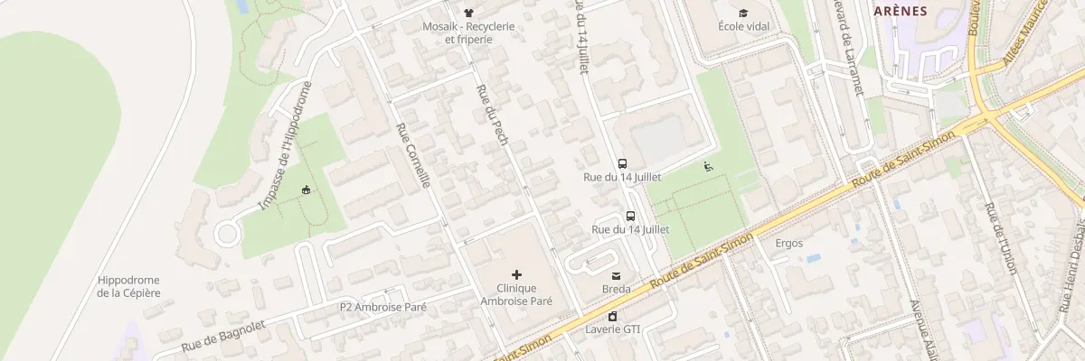 Plan du 20 Rue du Pech à Toulouse