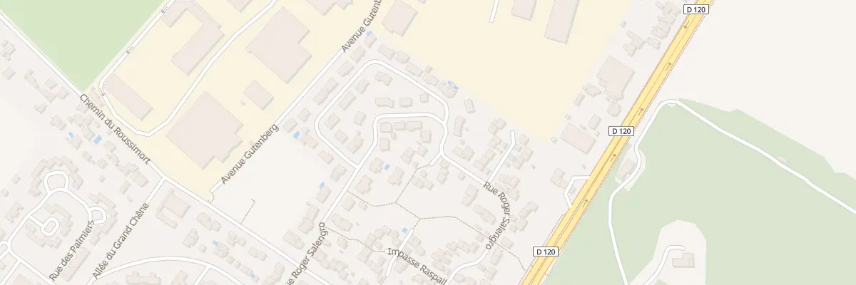 Plan du 37 Rue Roger Salengro à Portet-sur-Garonne