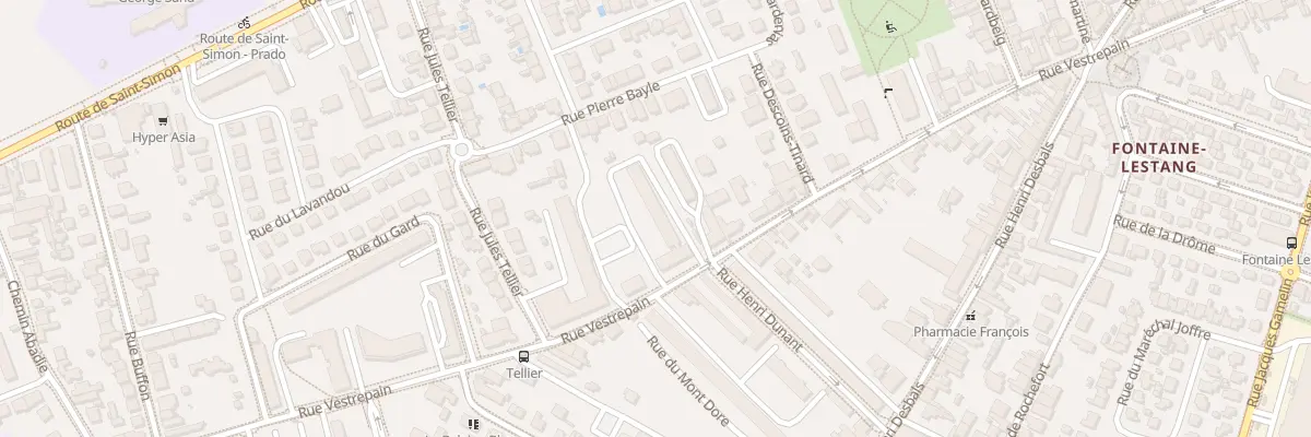 Plan du 37 Rue Vestrepain à Toulouse