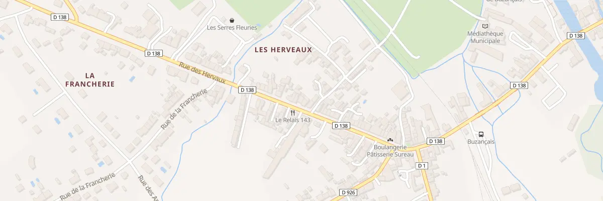 Plan du 81 Rue des Hervaux à Buzançais