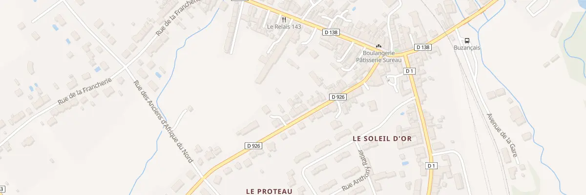Plan du 38 Rue de la Résistance à Buzançais