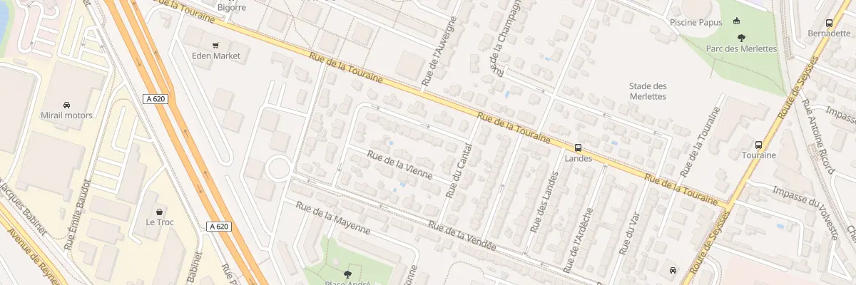 Plan du 5 Rue de l’Oise à Toulouse