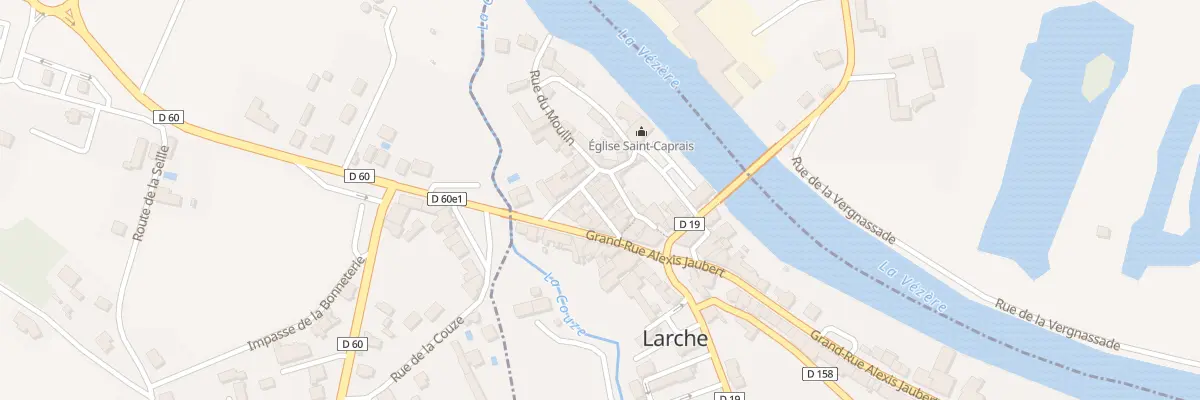 Plan du 8 Rue Louis De Noailles à Larche