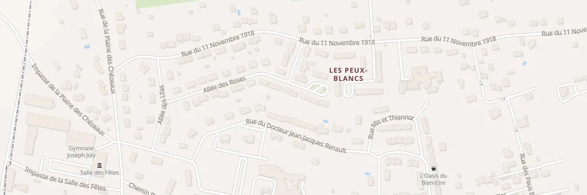 Plan du 19 All des Roses à Saint-Gaultier