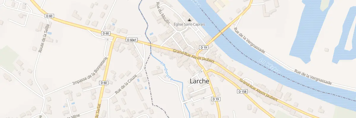 Plan du 20B Rue Alexis Jaubert à Larche