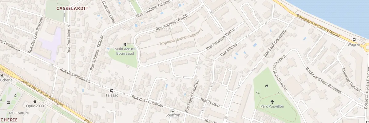Plan du 10 Rue Gilles Goislard de Monsabe à Toulouse