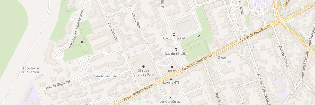 Plan du 12 Rue du Pech à Toulouse