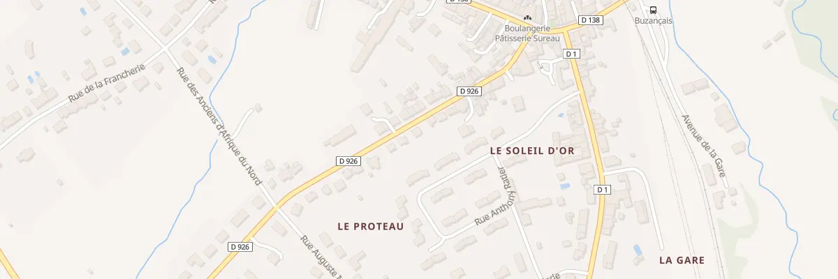 Plan du 45 Rue de la Résistance à Buzançais
