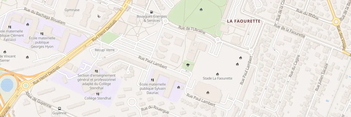 Plan du 24 Rue Paul Lambert à Toulouse
