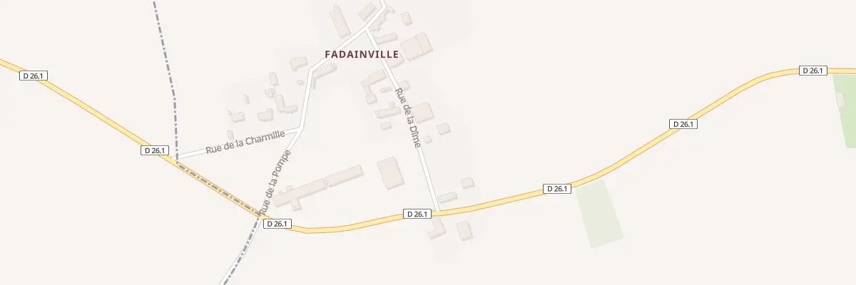Plan du 118A Fadainville à Serazereux