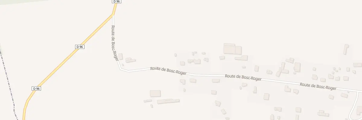 Plan du 956 Rte de Bosc Roger à Bosc-Édeline