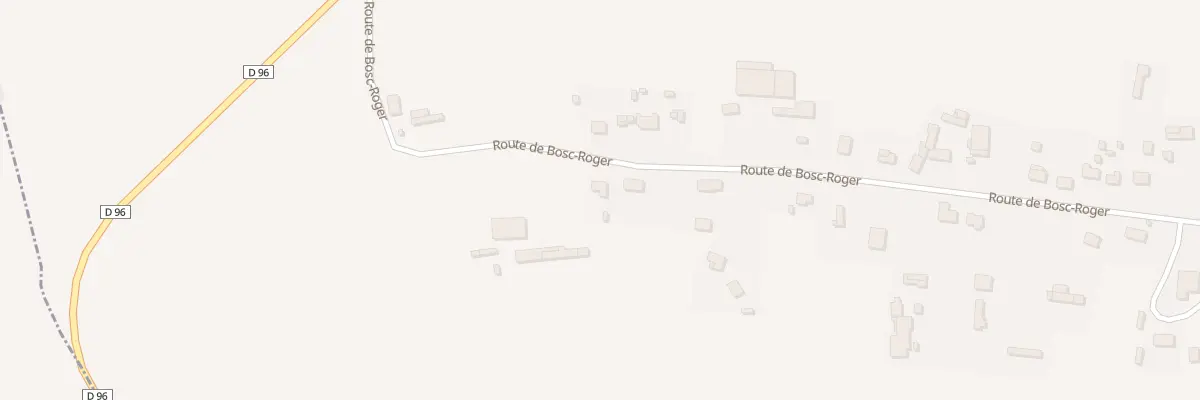 Plan du 933 Rte de Bosc Roger à Bosc-Édeline
