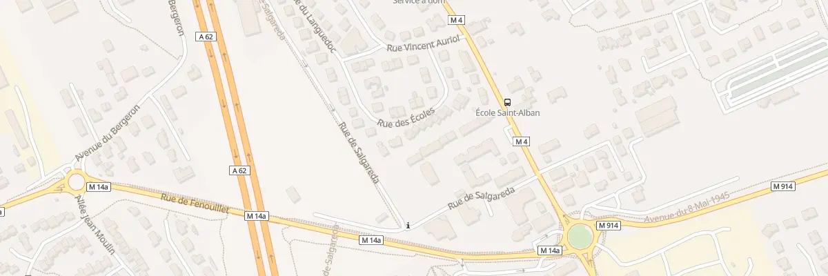 Plan du 23 Rue des Écoles à Saint-Alban