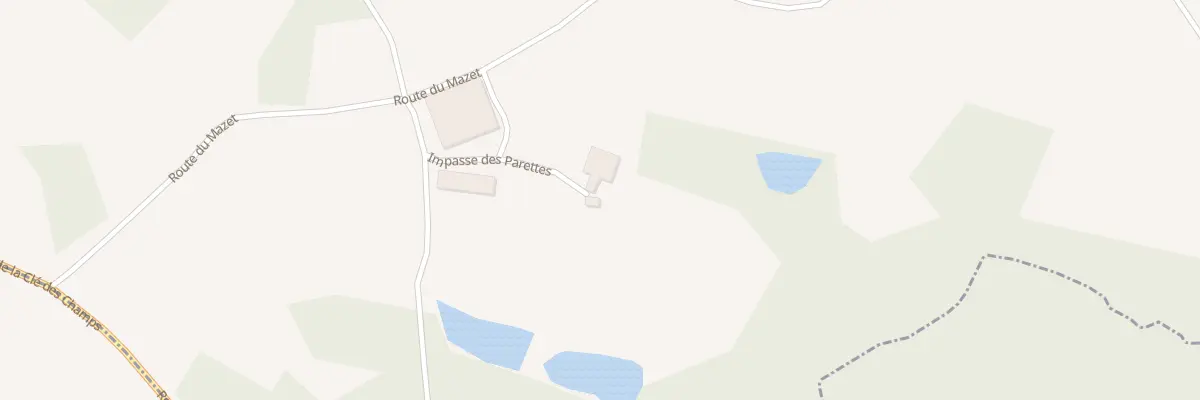 Plan du 5215 Aux Parettes à Beyssac