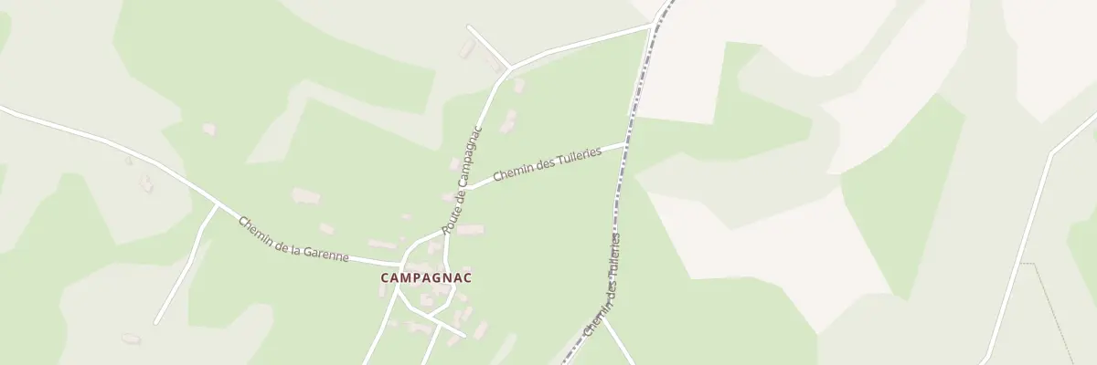 Plan du 76 Che des Tuileries à Gourdon