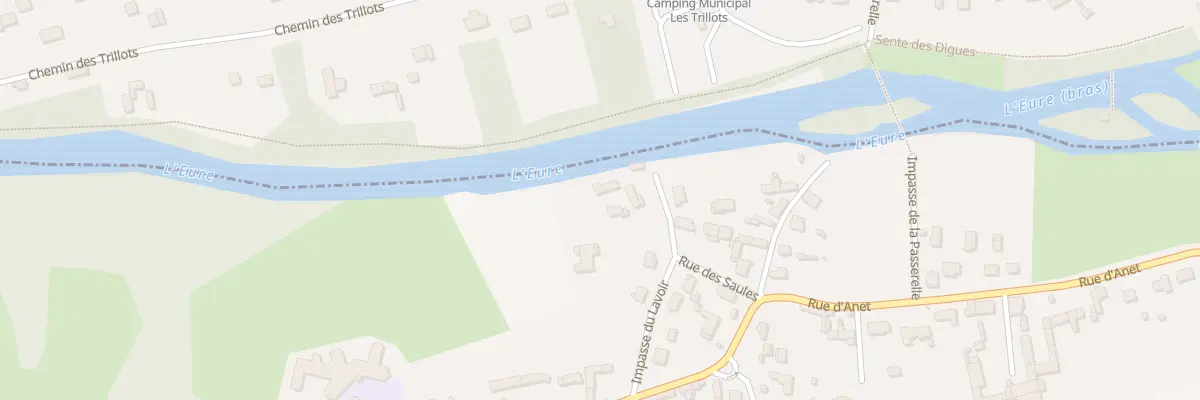 Plan du 2 Imp du Lavoir à Saussay