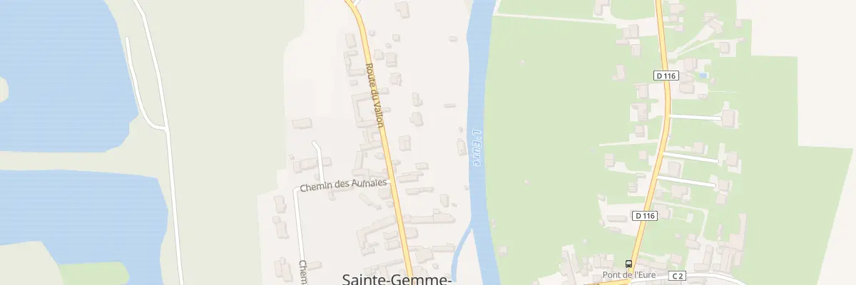 Plan du 20 Rte du Vallon à Sainte-Gemme-Moronval