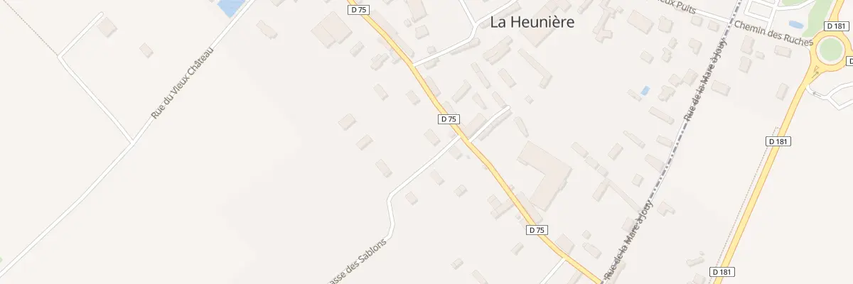 Plan du 10 Rue de la Libération à La Heunière