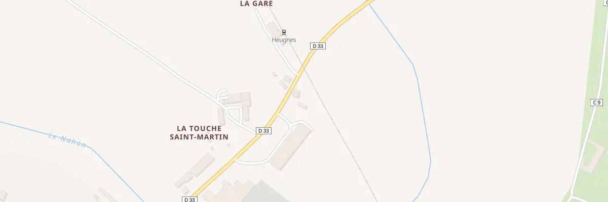 Plan du 19 Rue de la Gare à Heugnes