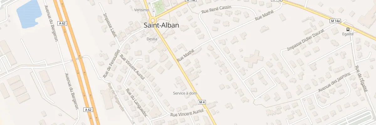 Plan du 56 Av de Fronton à Saint-Alban