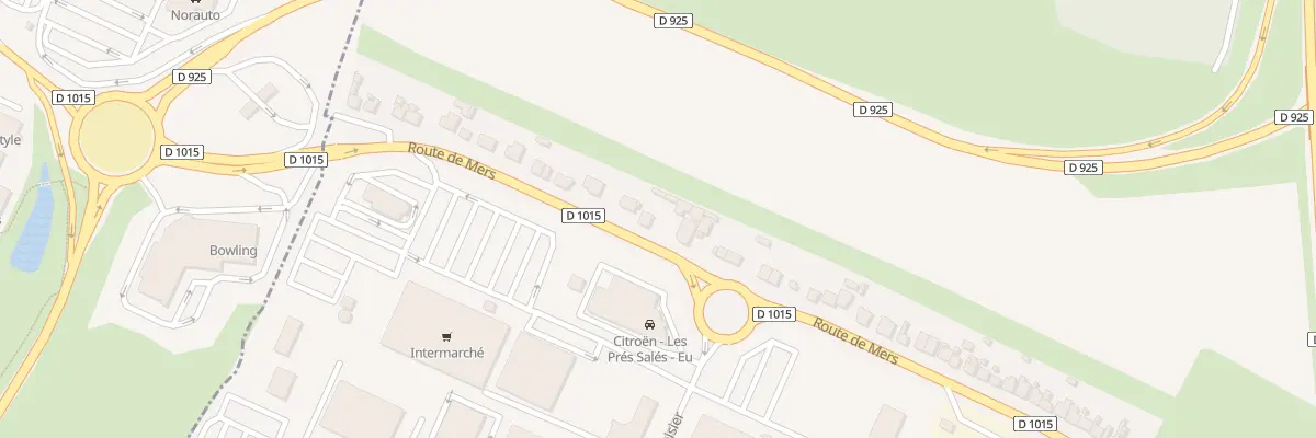 Plan du 74 Rte de Mers à Eu