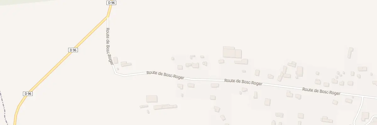 Plan du 924 Rte de Bosc Roger à Bosc-Édeline