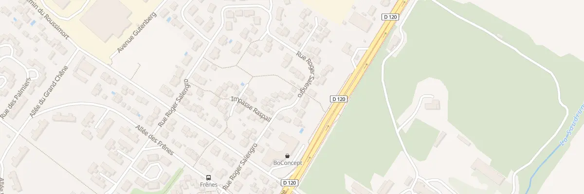 Plan du 25 Rue Roger Salengro à Portet-sur-Garonne