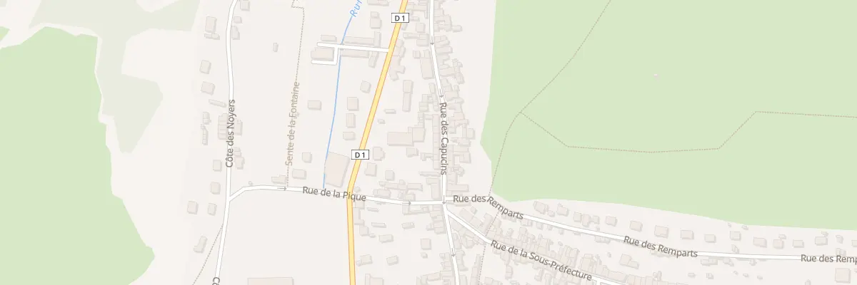 Plan du 40 Rue des Capucins aux Andelys