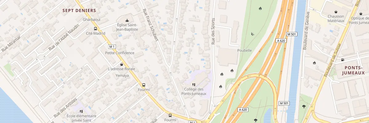 Plan du 6 Rue des Troènes à Toulouse