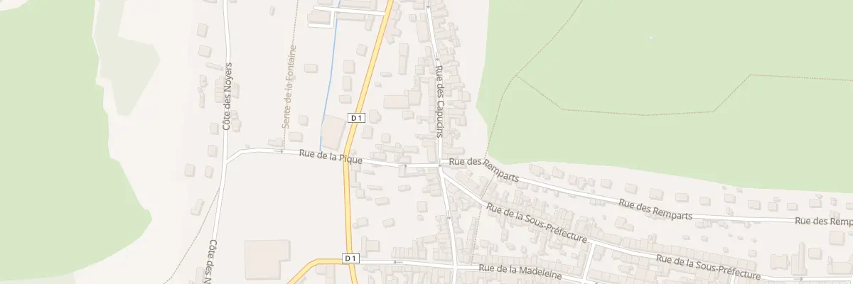 Plan du 50 Rue des Capucins aux Andelys