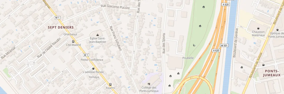 Plan du 16 Rue des Troènes à Toulouse