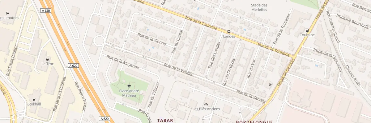 Plan du 5 Rue de la Creuse à Toulouse