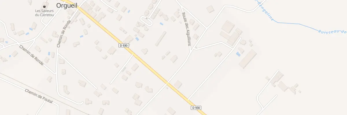 Plan du 63 Rte de la Rivière à Orgueil
