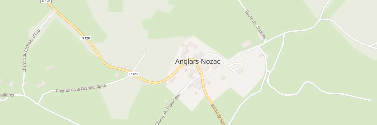 Plan du 1496 Rte d’Anglars à Anglars-Nozac