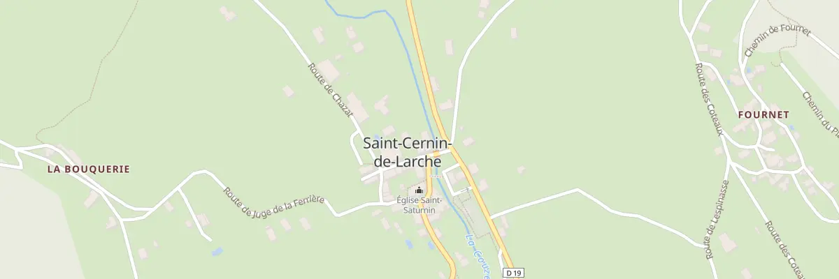Plan du 5013 Le Bourg à Saint-Cernin-de-Larche